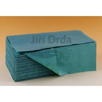 Papírový ručník Jedn. papírové ručníky EKONOM ZELENÉ - bal. 20ks