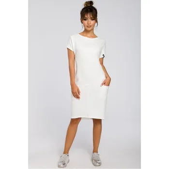 Dámské šaty Dámské šaty Be B050 smetanové EU velikost: S