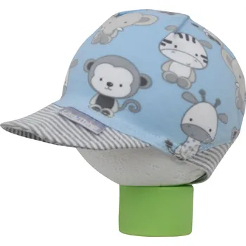 Kšiltovka modrá bavlněná kšiltovka se zvířátky