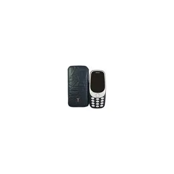 Pouzdro na mobilní telefon Kožené pouzdro OZBO Piega modré pro Nokia 3310