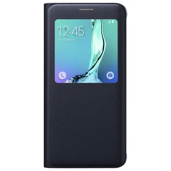 Pouzdro na mobilní telefon Samsung EF-CG928PBE S-View pro Galaxy S6 Edge Plus modré