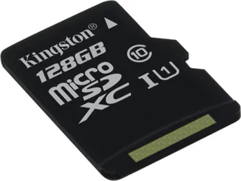 Paměťová karta Kingston microSDXC 128 GB Class 10 UHS-I U1 (SDCS/128GBSP)