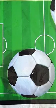 Jednorázový ubrus Unique Fotbal ubrus zelený 137 cm x 213 cm
