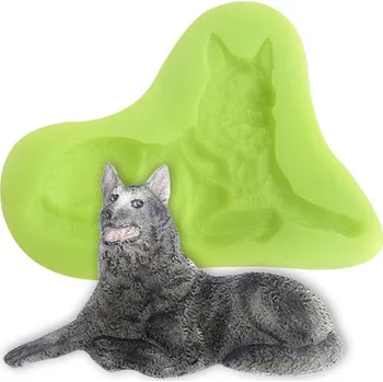 Nádoba na pečení Silikonová formička 2D německý ovčák