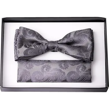 Motýlek Assante 90207 tmavě šedý