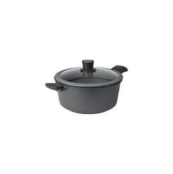 Hrnec titanový hrnec SKK série 6 s poklicí 28/12,5 cm indukce