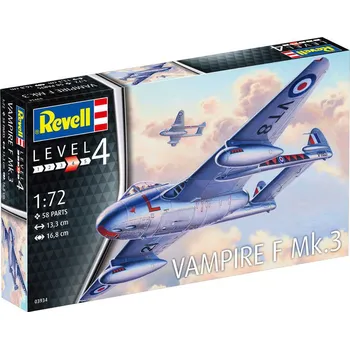 Plastikový model Revell Vampire F Mk.3 1:72