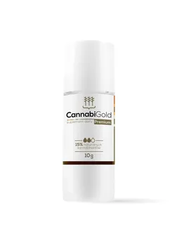 CBD CannabiGold CBD olej 15% Premium zlatý 10 g 