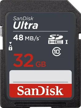 Paměťová karta SanDisk Ultra SDHC 32 GB Class 10 UHS-I U1 (SDSDUNB-032G-GN3IN)