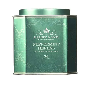 Čaj Recenze Harney & Sons Peppermint Herbal dóza 30 sáčků