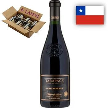 Víno Viňa Tarapacá Cabernet Sauvignon Gran Reserva Black label 6 x 0,75l, červené víno