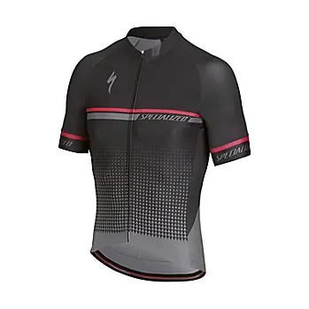cyklistický dres Specialized SL EXPERT JERSEY SS BLK/ACDRED L