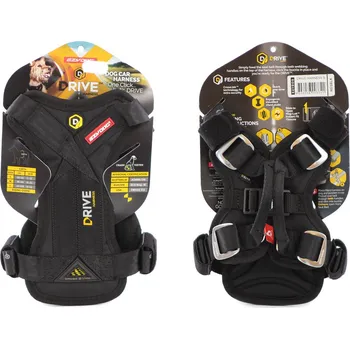 Postroj pro psa EZYDOG Postroj do auta Drive Car Černý Velikost: M