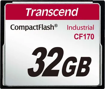 Paměťová karta Transcend Industrial CompactFlash 32 GB (TS32GCF170)