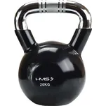 HMS KTC černý kettlebell s chromovaným…
