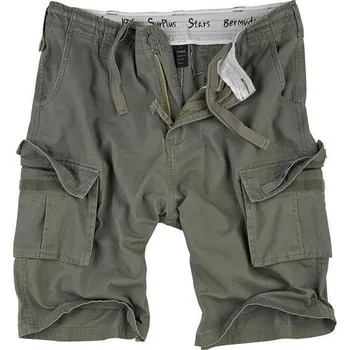 Pánská móda SURPLUS kraťasy STARS BERMUDA ZELENÉ