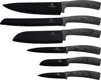 Kuchyňský nůž Berlingerhaus Forest Dark Line Sada nožů s nepřilnavým povrchem 6 ks