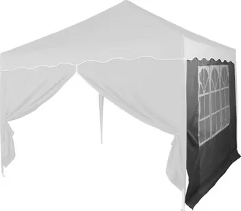 Příslušenství pro zahradní stavbu Tuin Náhradní boční stěna ke stanu s oknem antracit