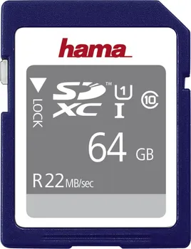 Paměťová karta Hama SDXC 64 GB Class 10 UHS-I U1 (104379)