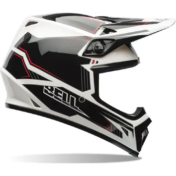 Helma na motorku Bell MX-9 černo-bílá
