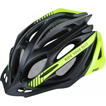 Cyklistická přilba R2 Pro-Tec ATH02O černá/žlutá