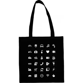 TUKAN AGENCY Taška pro cestovatele World Barva: Černá