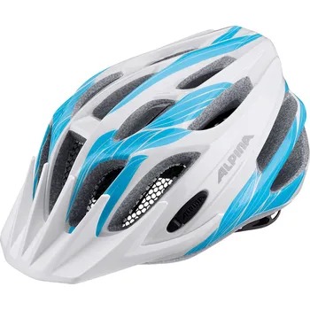 Cyklistická přilba Alpina Firebird bílá/modrá/šedá 50 - 55 cm