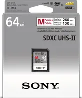 Paměťová karta Sony SDXC 64 GB Class 10 UHS-II U3 (SF-64M)