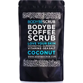 Tělový peeling Bodybe Coffee Scrub Přírodní kávový peeling kokos 200 g