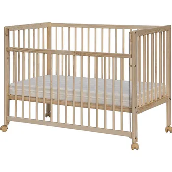 Dětská postýlka Scarlett Dominik Eco borovice se stahovací bočnicí přírodní