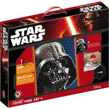 kreativní sada Quercetti Pixel Art 4 Star Wars Darth Vader