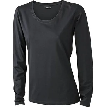 Dámská tunika Daiber Dámské triko s dlouhým rukávem Medium JN903 Barva: Černá, Velikost: 3XL