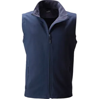 Pánská bunda Daiber Pánská softshell vesta Promo JN1128 Barva: Modrá námořní / modrá námořní, Velikost: XXL