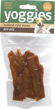 Pamlsek pro psa Yoggies sušené rybí maso proužky 40 g