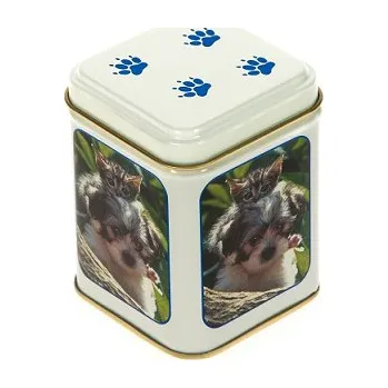 Dóza na potraviny Dóza kočka se psem čajovka