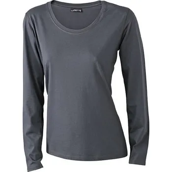 Dámská tunika Daiber Dámské triko s dlouhým rukávem Medium JN903 Barva: Grafitová, Velikost: L