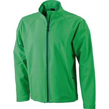 Pánská vesta Pánská 3vrstvá Softshell bunda JN1020 Barva: Zelená, Velikost: XL