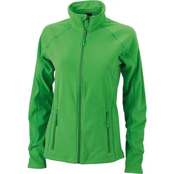 Dámská vesta Daiber Dámská bunda Structure Fleece Jacket JN596 Barva: Zelená - Zelená tmavá, Velikost: L