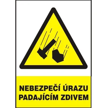 Nebezpečí úrazu padajícím zdivem
