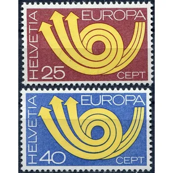 Poštovní známka (1973) MiNr. 994 - 995 ** - Švýcarsko - Europa 1973