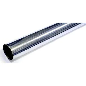 Šatní tyč, průměr 25 mm, chrom Varianta: Šatní tyč, průměr 25 mm, 1 metr, chrom