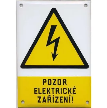 Pozor - elektrické zařízení