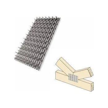 Stavební materiál Styčníková deska s hroty Varianta: 105 x 210 x 1,5 mm