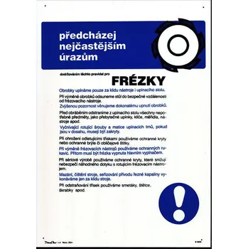 Pravidla bezpečné práce pro frézky (kovo)
