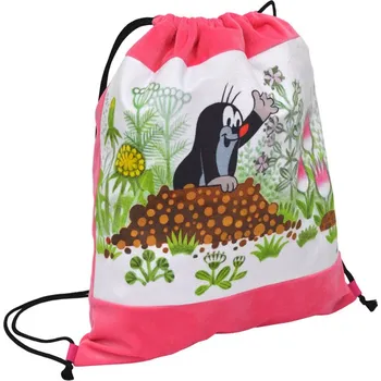 Školní sáček MÚ Brno Batůžek stahovací krtek/krtina