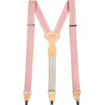 Pánské šle Avantgard - pudrové, béžová kůže