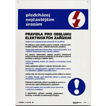 Pravidla pro obsluhu elektrických zařízení