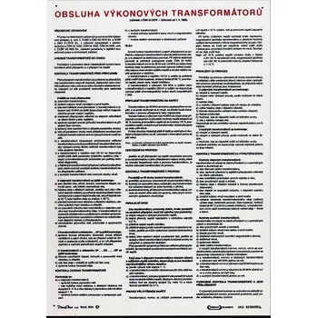 Obsluha výkonových transformátorů