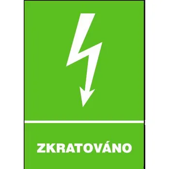 Značení Zkratováno