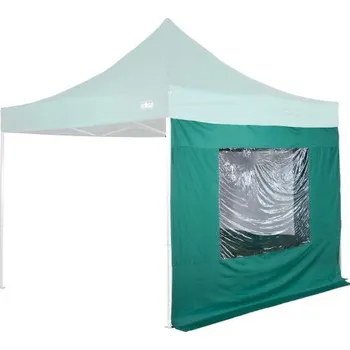Příslušenství pro zahradní stavbu Stilista Sada 2 bočních stěn na stan 3 x 3 m zelená